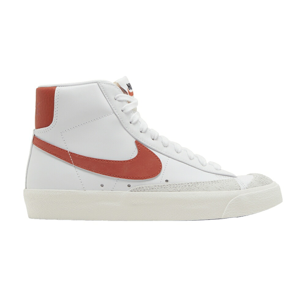 ナイキ ブレイザー ミッド 白いこと 白いこと \u002777 \u0027WHITE ORANGE\u0027 スニーカー レディース NIKE WMNS BLAZER MID / WHITE SAIL CINNABAR MANTRA