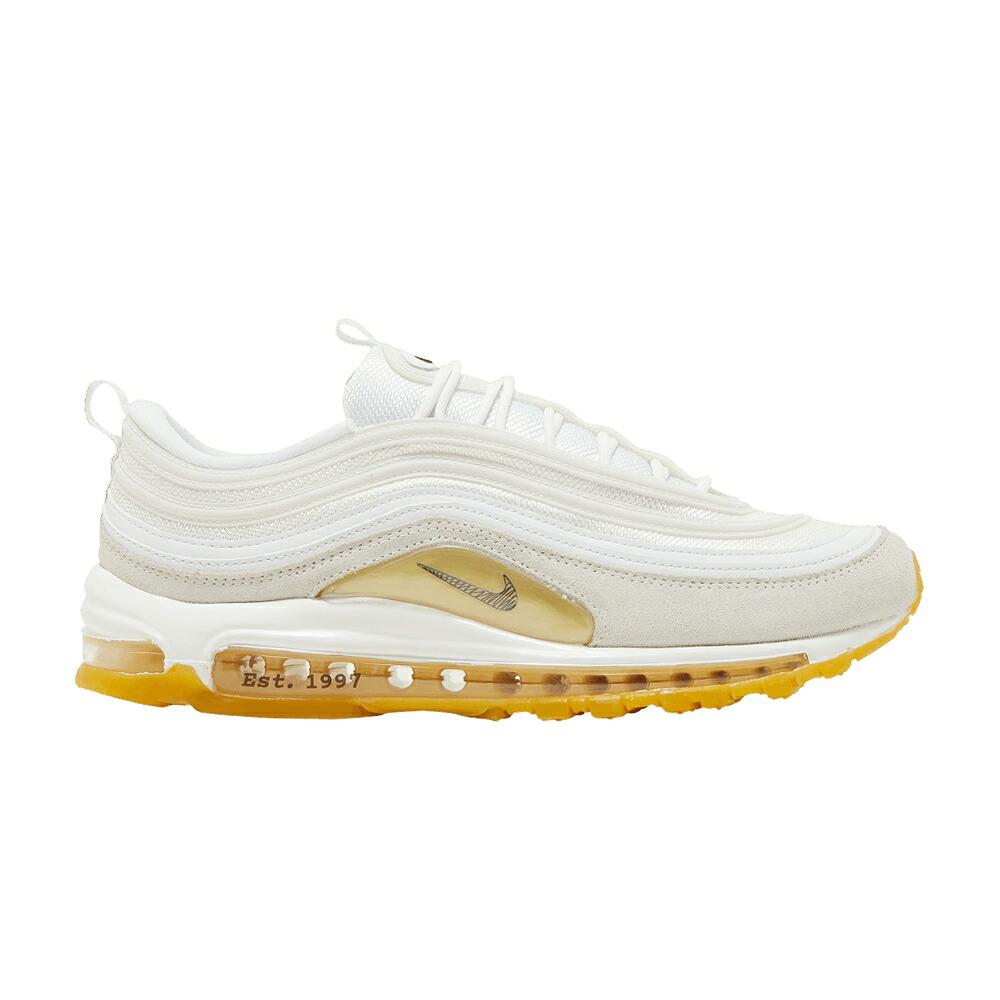 ナイキ マックス 白いこと 白いこと エア湖マックス \u0027FRANK RUDY\u0027 スニーカー メンズ NIKE AIR MAX 97 / WHITE SUMMIT WHITE LEMON WASH