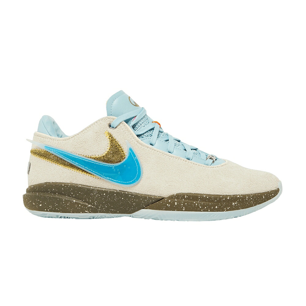 ナイキ メンズ レブロン MEN\u0027S \u0027MESSAGE BOTTLE\u0027 スニーカー NIKE UNKNWN X LEBRON 20 IN A / GUAVA ICE TEAL NEBULA EMERALD