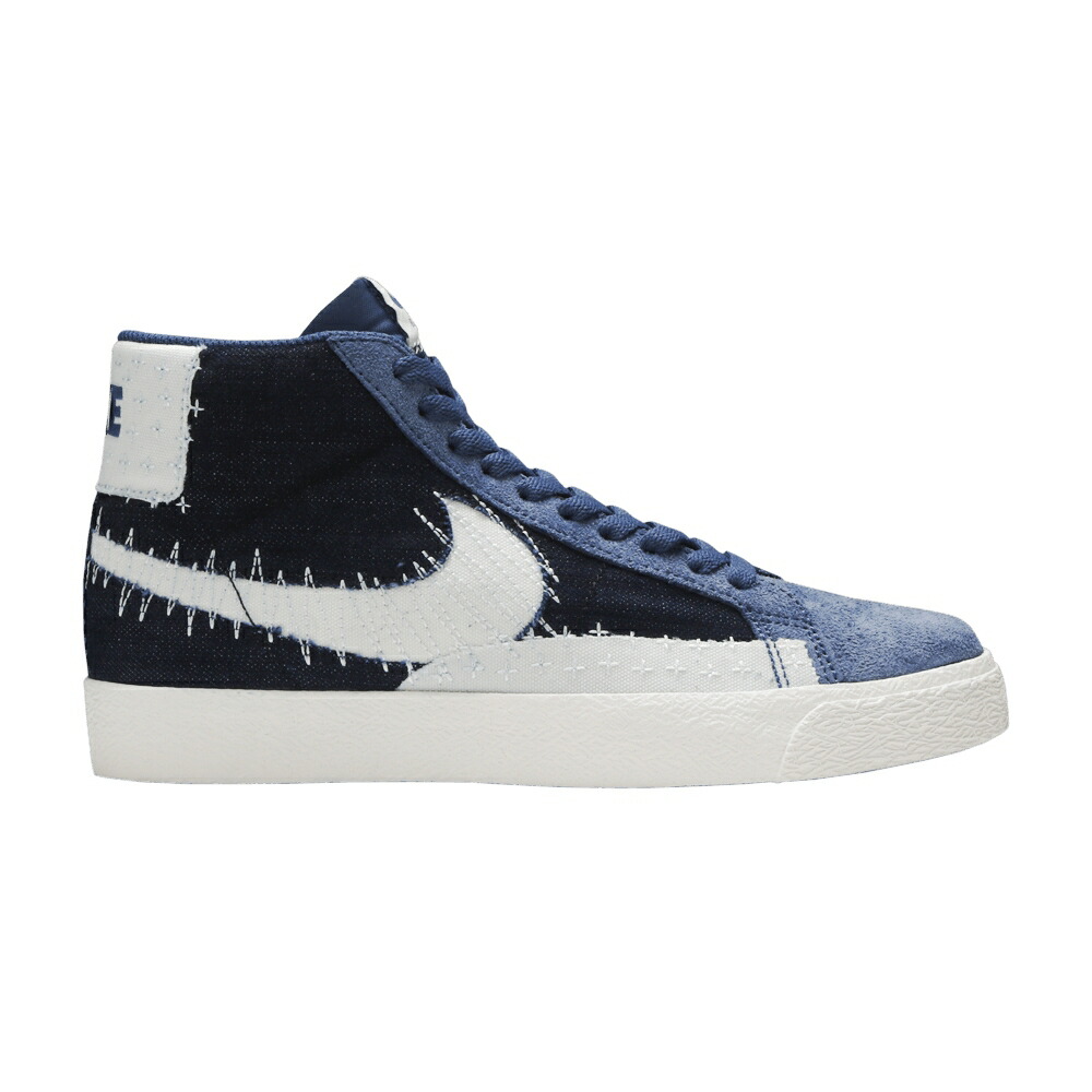 ナイキ ブレイザー ミッド エスビー 紺色 米国海軍 \u0027SASHIKO NAVY\u0027 スニーカー メンズ NIKE BLAZER MID SB PACK - MYSTIC / MYSTIC NAVY SAIL SAIL GUM LIGHT スニーカー-靴