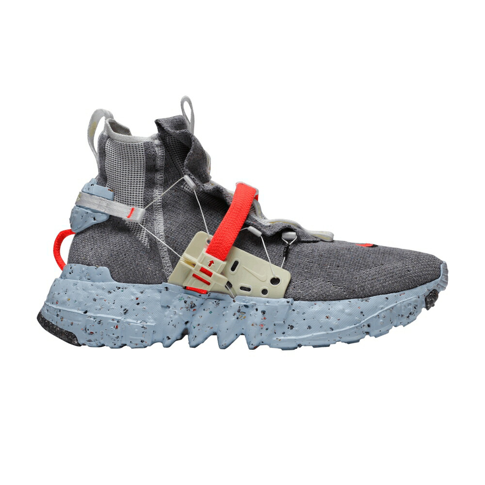 ナイキ 薄墨色 薄墨色 青碧 青碧 クリムゾン \u0027THIS TRASH\u0027 スニーカー メンズ NIKE SPACE HIPPIE 03 IS / GREY CHAMBRAY BLUE TOTAL CRIMSON