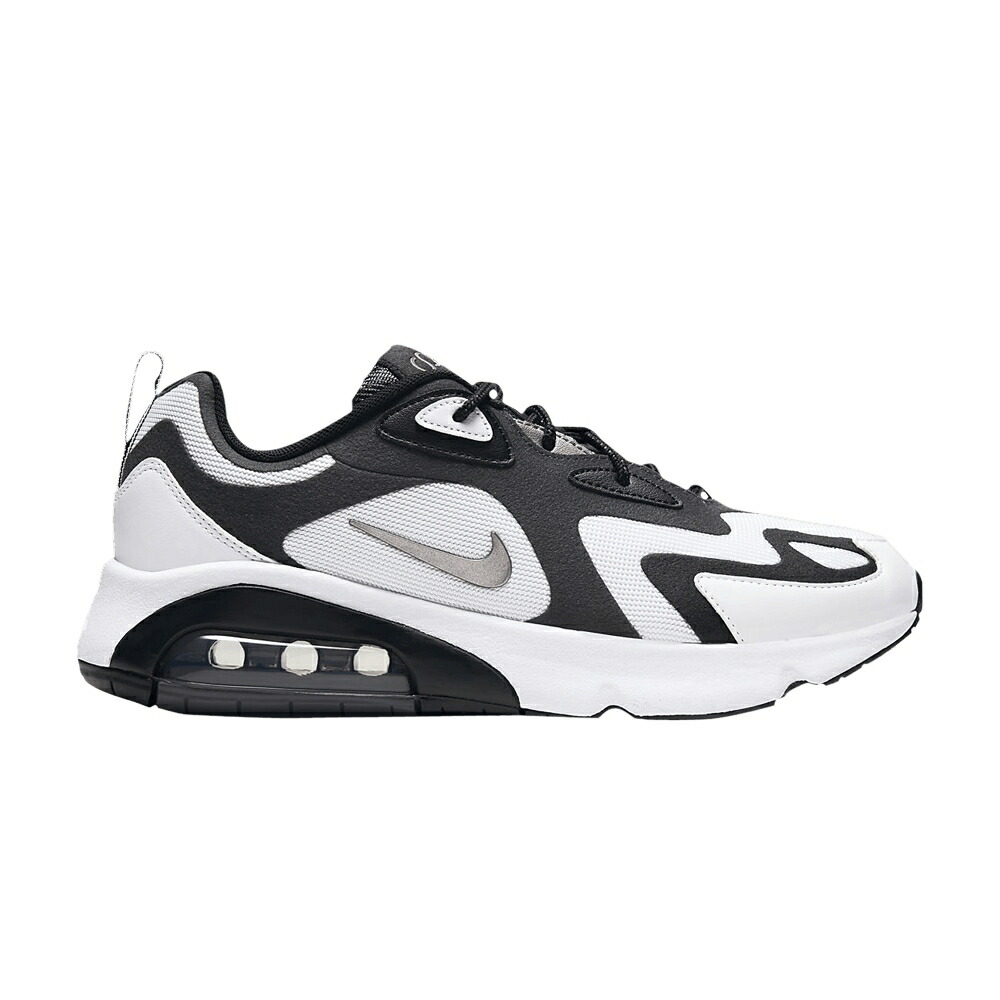 ナイキ マックス 白色 ホワイト 灰色 グレー 黒色 ブラック エアマックス OREO スニーカー メンズ NIKE AIR MAX 200 / WHITE DARK SMOKE GREY BLACK