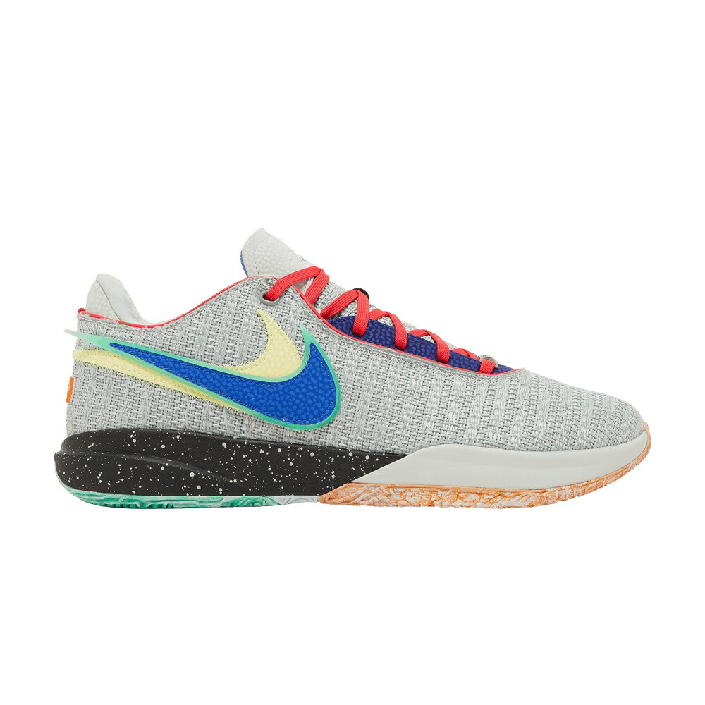 ナイキ レブロン しろがね色 しろがね色 \u0027 LIFER\u0027 スニーカー メンズ NIKE LEBRON 20 \u0027NIKE / LIGHT SILVER HYPER ROYAL LEMON