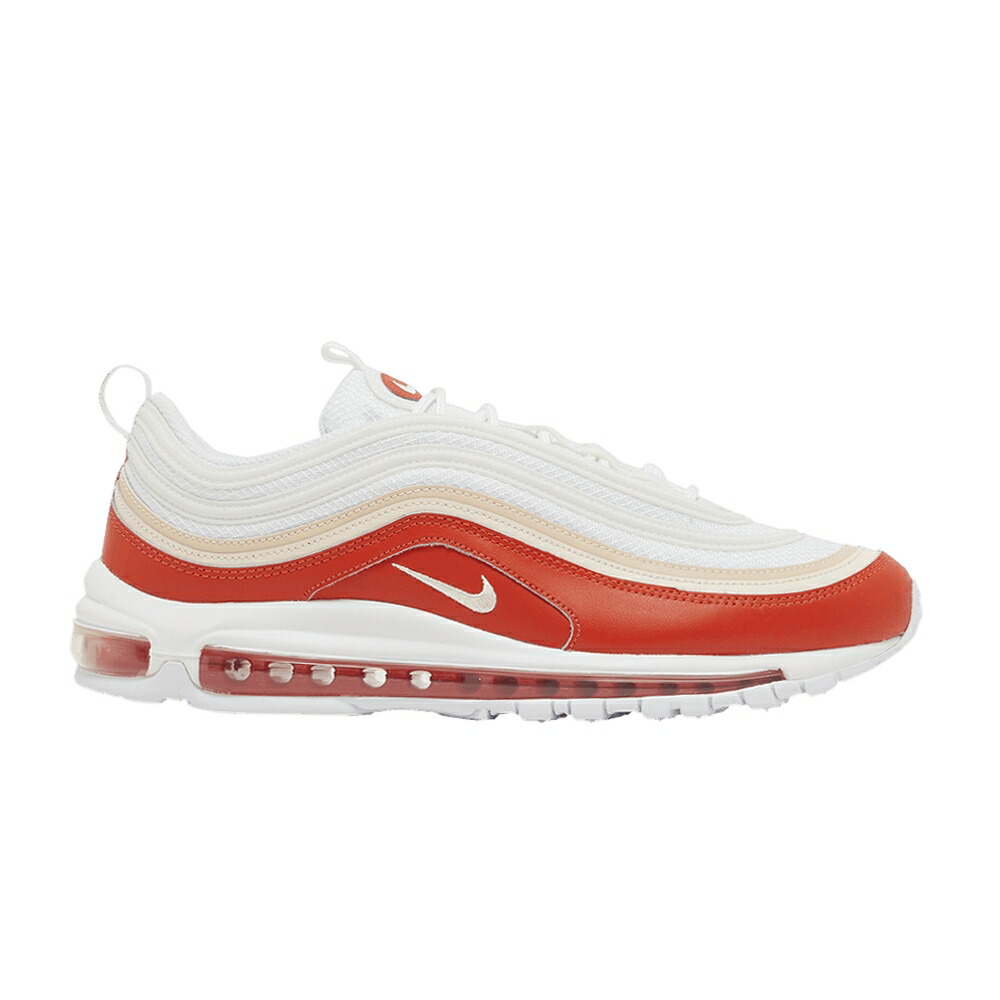 ナイキ マックス 赤 レッド 白色 ホワイト エアマックス PICANTE RED スニーカー メンズ NIKE AIR MAX 97 / PICANTE RED GUAVA ICE WHITE