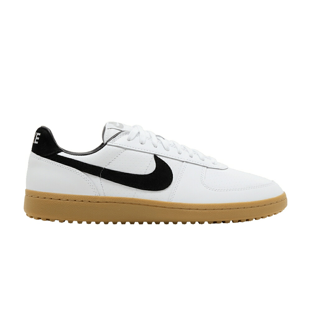 ナイキ フィールド ジェネラル 黒色 ブラック 白色 ホワイト 'WHITE GUM' スニーカー メンズ NIKE FIELD GENERAL 82 SP BLACK / WHITE BLACK