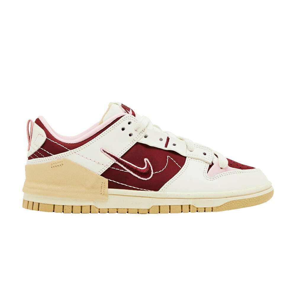 ナイキ ダンク チーム 赤 レッド ダンクロー 'VALENTINE'S DAY' スニーカー レディース NIKE WMNS DUNK LOW DISRUPT 2 / TEAM RED TEAM RED CASHMERE