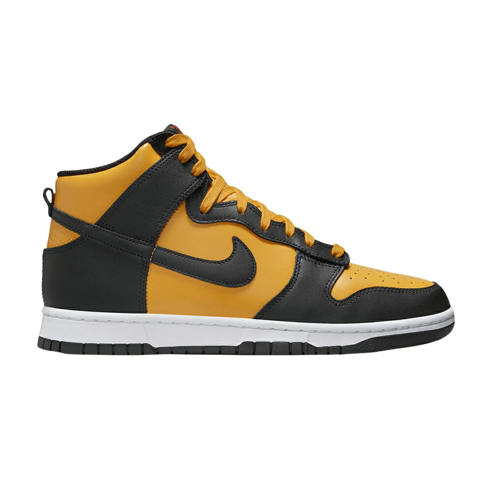 ナイキ ダンク ご機嫌 ゴールド 白いこと 白いこと ダンクハイ \u0027BRUCE LEE\u0027 スニーカー メンズ NIKE DUNK HIGH RETRO / UNIVERSITY GOLD WHITE HABANERO
