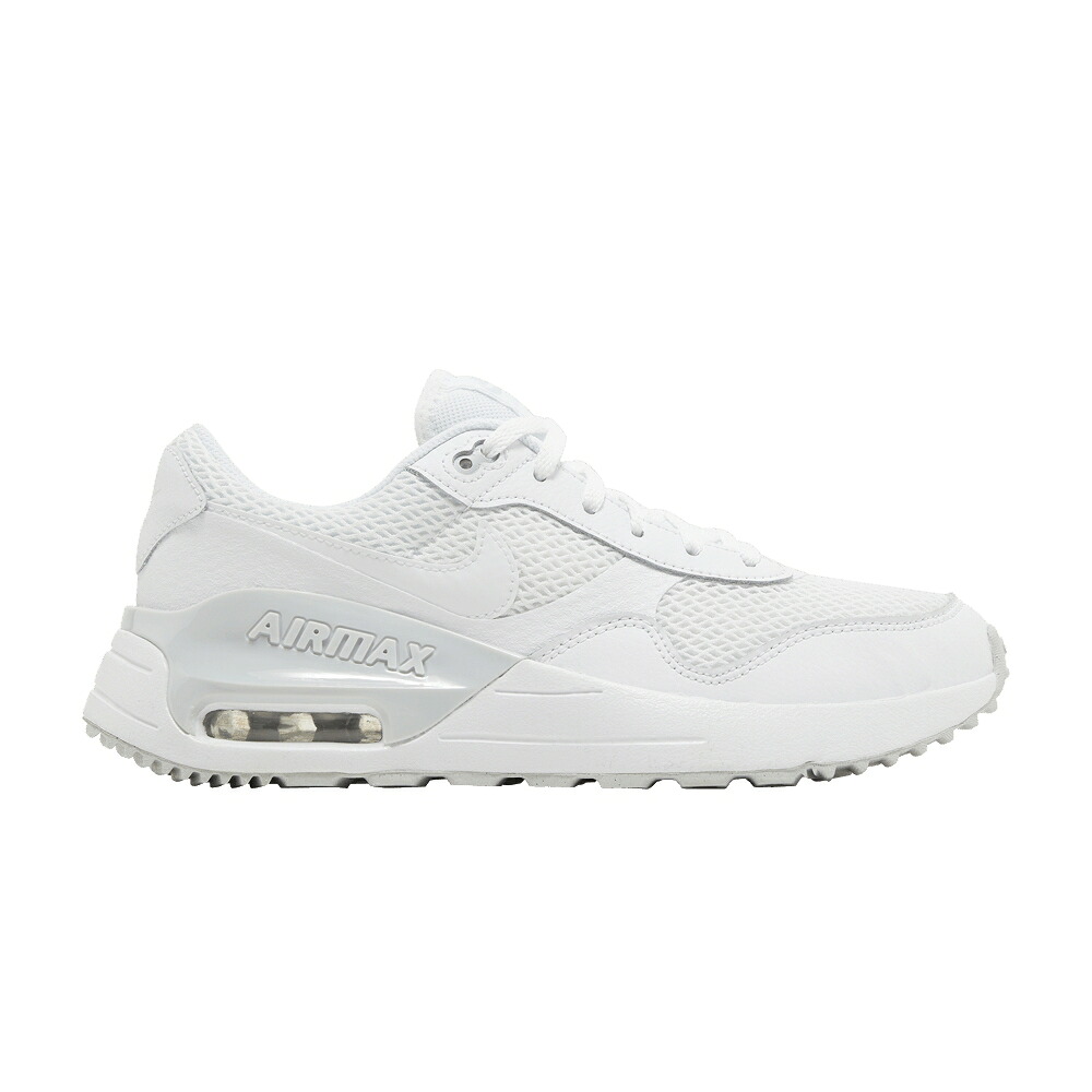 ナイキ マックス ピュア 白色 ホワイト プラチナム エアマックス 'WHITE PLATINUM' ジュニア キッズ NIKE AIR MAX SYSTM GS PURE / WHITE PURE PLATINUM WHITE ベビー マタニティ スニーカー｜スニケス 36,335円