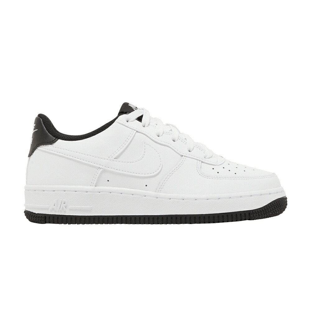 ナイキ 白いこと 白いこと 黒いこと 黒いこと 空軍 \u002707 \u0027WHITE BLACK\u0027 お坊っちゃん キッズ NIKE AIR FORCE 1 ESS GS / WHITE BLACK WHITE もの言う花 マタニティ スニーカー