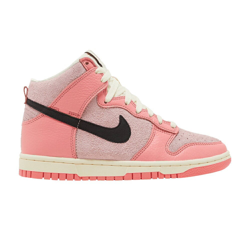 ナイキ ダンク 御機嫌 サクラ色 黒いこと 黒いこと ダンクハイ \u0027HOOPS\u0027 スニーカー レディース NIKE WMNS DUNK HIGH / MEDIUM SOFT PINK BLACK