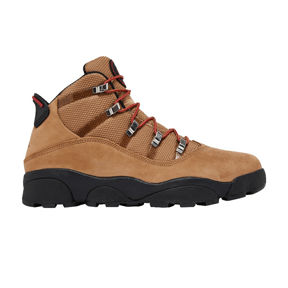 ナイキ 輪っか 黒いこと 黒いこと 赤 赤いこと エアジョーダン \u0027ROCKY TAN\u0027 スニーカー メンズ AIR JORDAN AIR JORDAN WINTERIZED 6 RINGS 2023 / ROCKY TAN BLACK VARSITY RED
