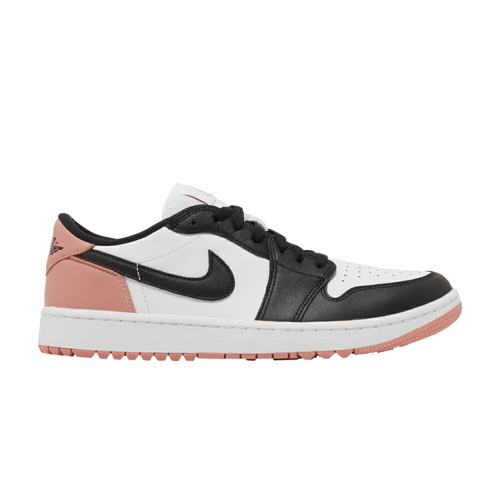 ナイキ ゴルフ 白色 ホワイト ピンク 黒色 ブラック エアジョーダン RUST PINK スニーカー メンズ AIR JORDAN AIR JORDAN 1 LOW GOLF / WHITE RUST PINK BLACK