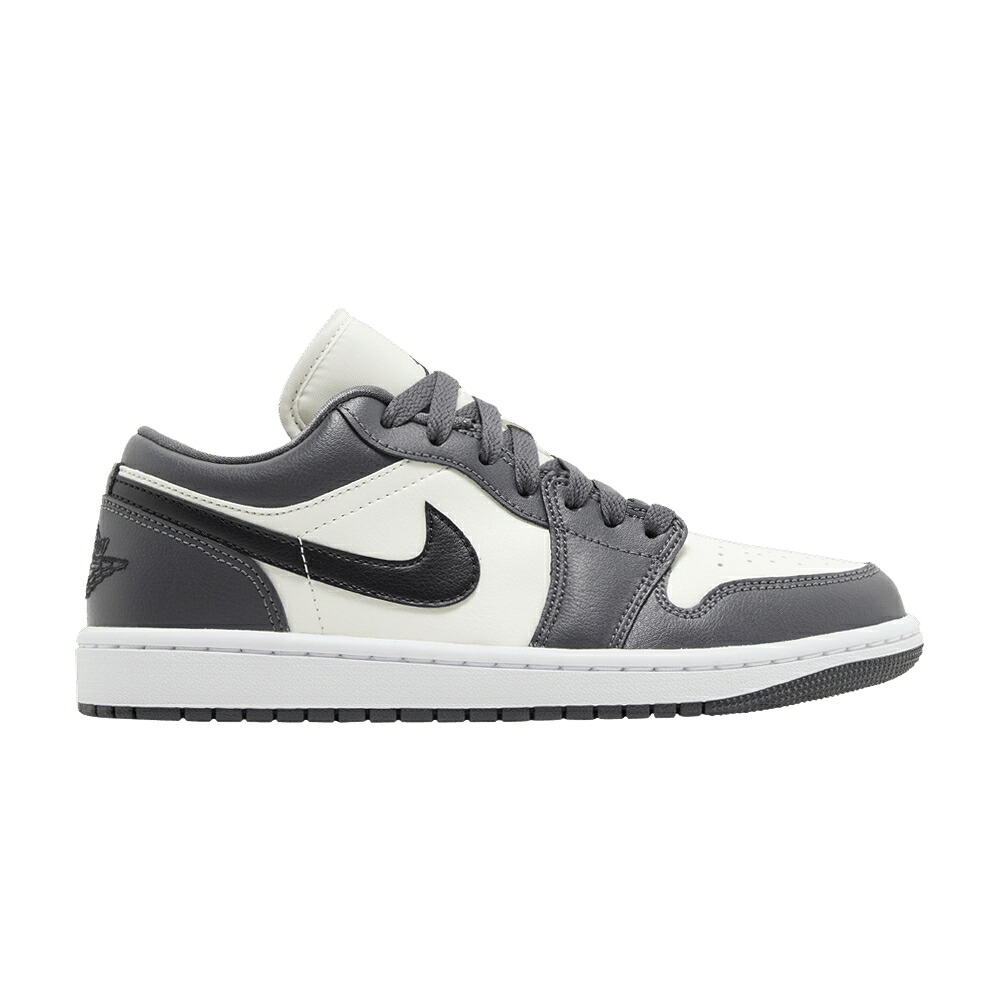 ナイキ 薄墨色 薄墨色 白いこと 白いこと エアジョーダン \u0027DARK GREY\u0027 スニーカー レディース AIR JORDAN WMNS AIR JORDAN 1 LOW / SAIL OFF NOIR DARK GREY WHITE