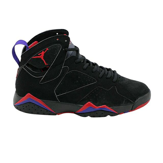ナイキ 黒いこと 黒いこと 濃灰色 赤 赤いこと エアジョーダン \u0027RAPTOR\u0027 スニーカー メンズ AIR JORDAN AIR JORDAN 7 RETRO 2002 / BLACK DARK CHARCOAL TRUE RED