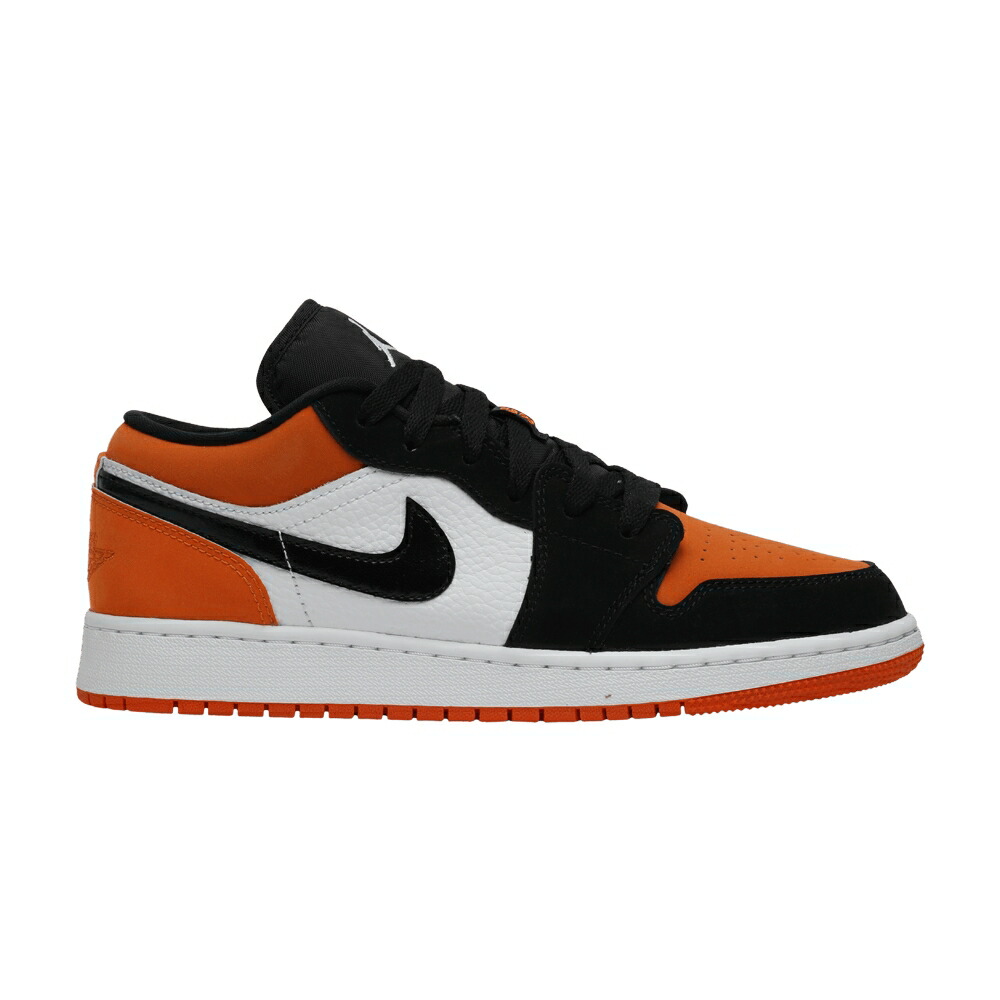ナイキ 白色 ホワイト 黒色 ブラック エアジョーダン 'SHATTERED BACKBOARD' ジュニア キッズ AIR JORDAN AIR JORDAN 1 LOW GS / WHITE BLACK STARFISH ベビー マタニティ スニーカー