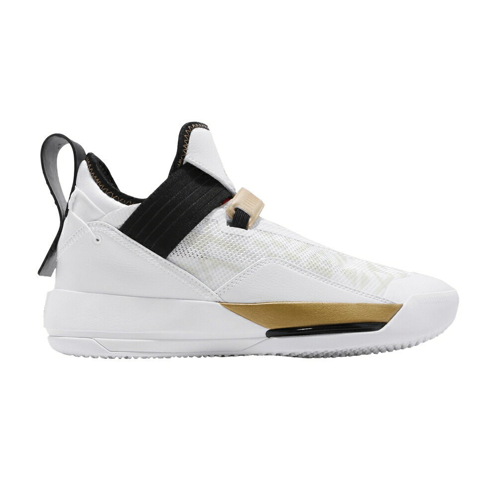 ナイキ 白いこと 白いこと ゴールド 黒いこと 黒いこと エアジョーダン \u0027FIBA\u0027 スニーカー メンズ AIR JORDAN AIR JORDAN 33 SE EP / WHITE GOLD BLACK