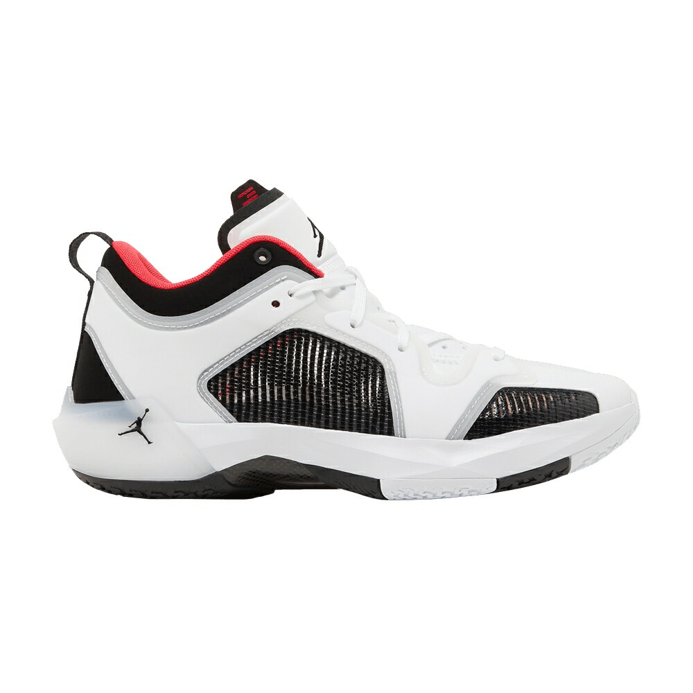 ナイキ 白色 ホワイト 黒色 ブラック 赤 レッド エアジョーダン IREN RED スニーカー メンズ AIR JORDAN AIR JORDAN 37 LOW / WHITE BLACK SIREN RED