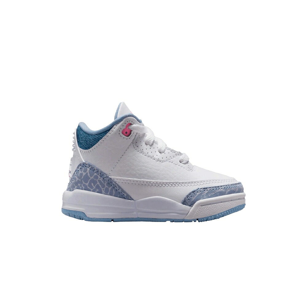 ナイキ 白いこと 白いこと サクラ色 エアジョーダン \u0027WHITE BLISS\u0027 もの言う花 AIR JORDAN AIR JORDAN 3 RETRO TD COBALT / WHITE PINK GLOW COBALT BLISS