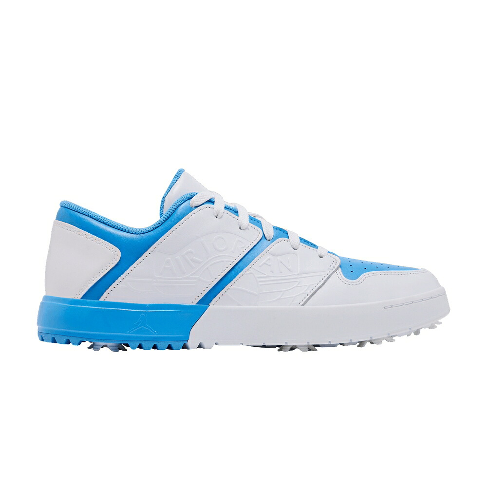 ナイキ ゴルフ 白いこと 白いこと 青碧 青碧 エアジョーダン \u0027UNC\u0027 スニーカー メンズ AIR JORDAN AIR JORDAN NU RETRO 1 LOW GOLF / WHITE UNIVERSITY BLUE