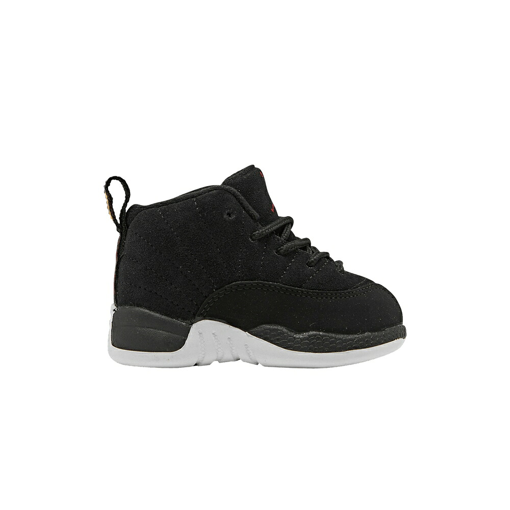 ナイキ 黒いこと 黒いこと 白いこと 白いこと エアジョーダン \u0027REVERSE TAXI\u0027 もの言う花 AIR JORDAN AIR JORDAN 12 RETRO TD / BLACK BLACK WHITE TAXI