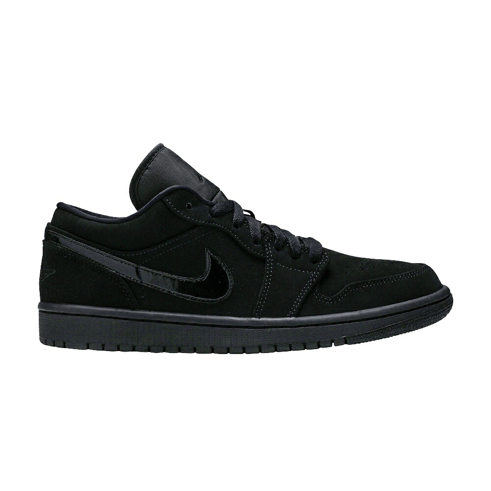 ナイキ 黒いこと 黒いこと エアジョーダン \u0027TRIPLE BLACK\u0027 スニーカー メンズ AIR JORDAN AIR JORDAN 1 LOW / BLACK BLACK BLACK