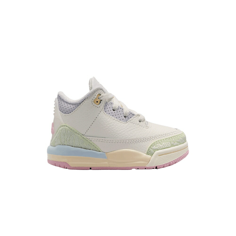 ナイキ 翡翆 ジェード 佇まい エアジョーダン \u0027SPRING AIR\u0027 もの言う花 AIR JORDAN AIR JORDAN 3 RETRO TD IS IN THE / SAIL JADE AURA IRIS WHISPER AURA