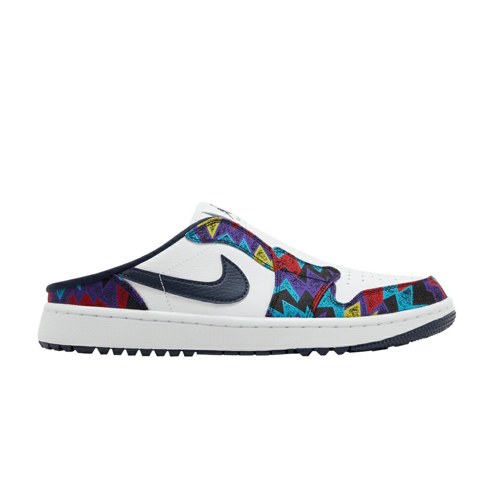 ナイキ ゴルフ 白色 ホワイト スピード 黄色 イエロー エアジョーダン NOTHING NET スニーカー メンズ AIR JORDAN AIR JORDAN 1 MULE GOLF BUT / WHITE OBSIDIAN SPEED YELLOW