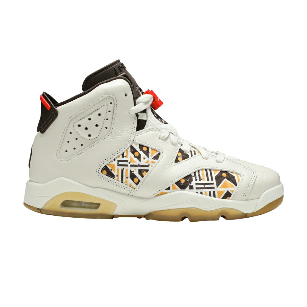 ナイキ 橙 オレンジ色 エアジョーダン \u0027QUAI GUM\u0027 お坊っちゃん キッズ AIR JORDAN AIR JORDAN 6 GS RETRO 54 - SAIL / SAIL TOTAL ORANGE GUM LIGHT もの言う花 マタニティ スニーカー