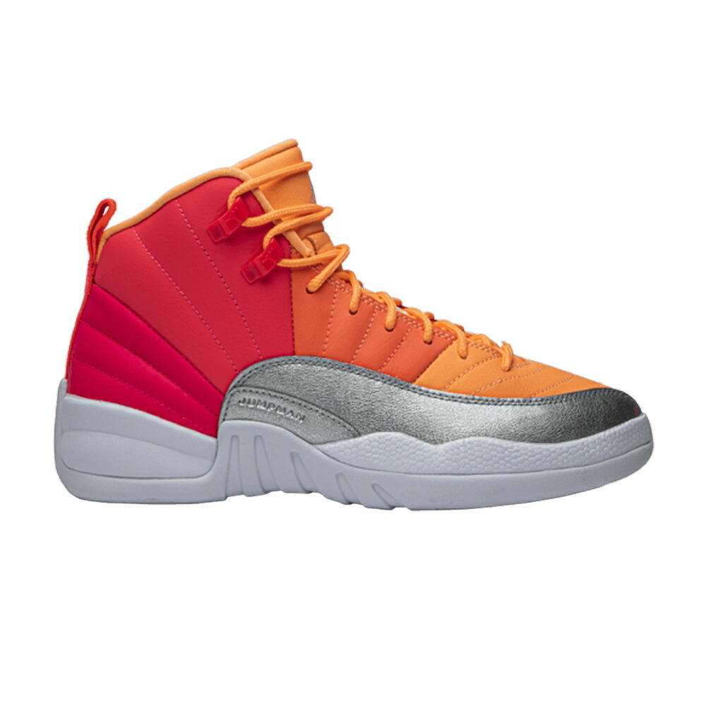 ナイキ ピンク エアジョーダン 'SUNRISE' ジュニア キッズ AIR JORDAN AIR JORDAN 12 RETRO GS / RACER PINK HOT PUNCH BRIGHT ベビー マタニティ スニーカー