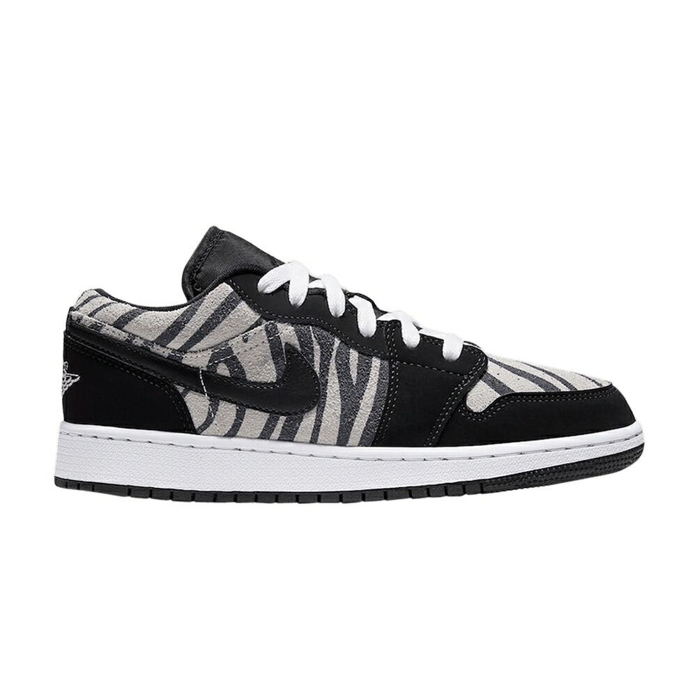 ナイキ 黒いこと 黒いこと 白いこと 白いこと エアジョーダン \u0027ZEBRA\u0027 お坊っちゃん キッズ AIR JORDAN AIR JORDAN 1 LOW GS / BLACK BLACK WHITE もの言う花 マタニティ スニーカー