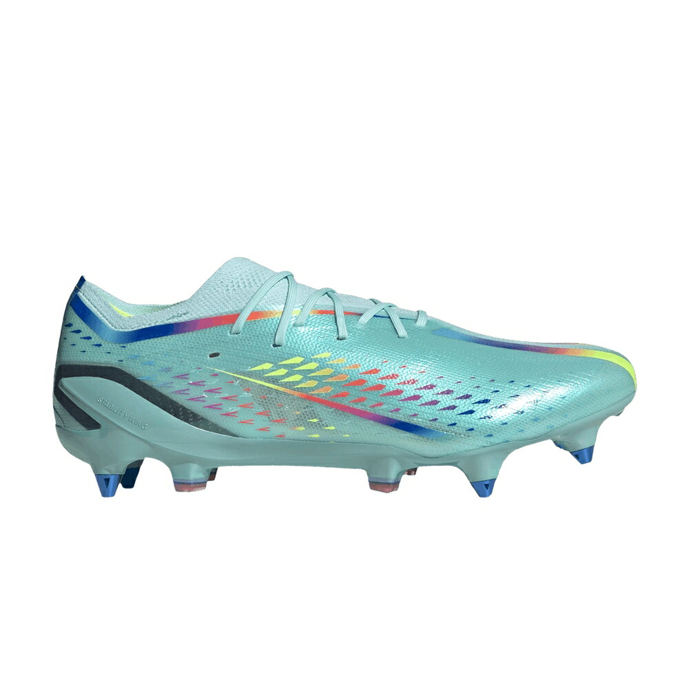 アディダス アクア 赤 レッド パワー 青色 ブルー SPEEDPORTAL.1 'AL AQUA' スニーカー メンズ ADIDAS X SG RIHLA PACK - CLEAR / CLEAR AQUA SOLAR RED POWER BLUE
