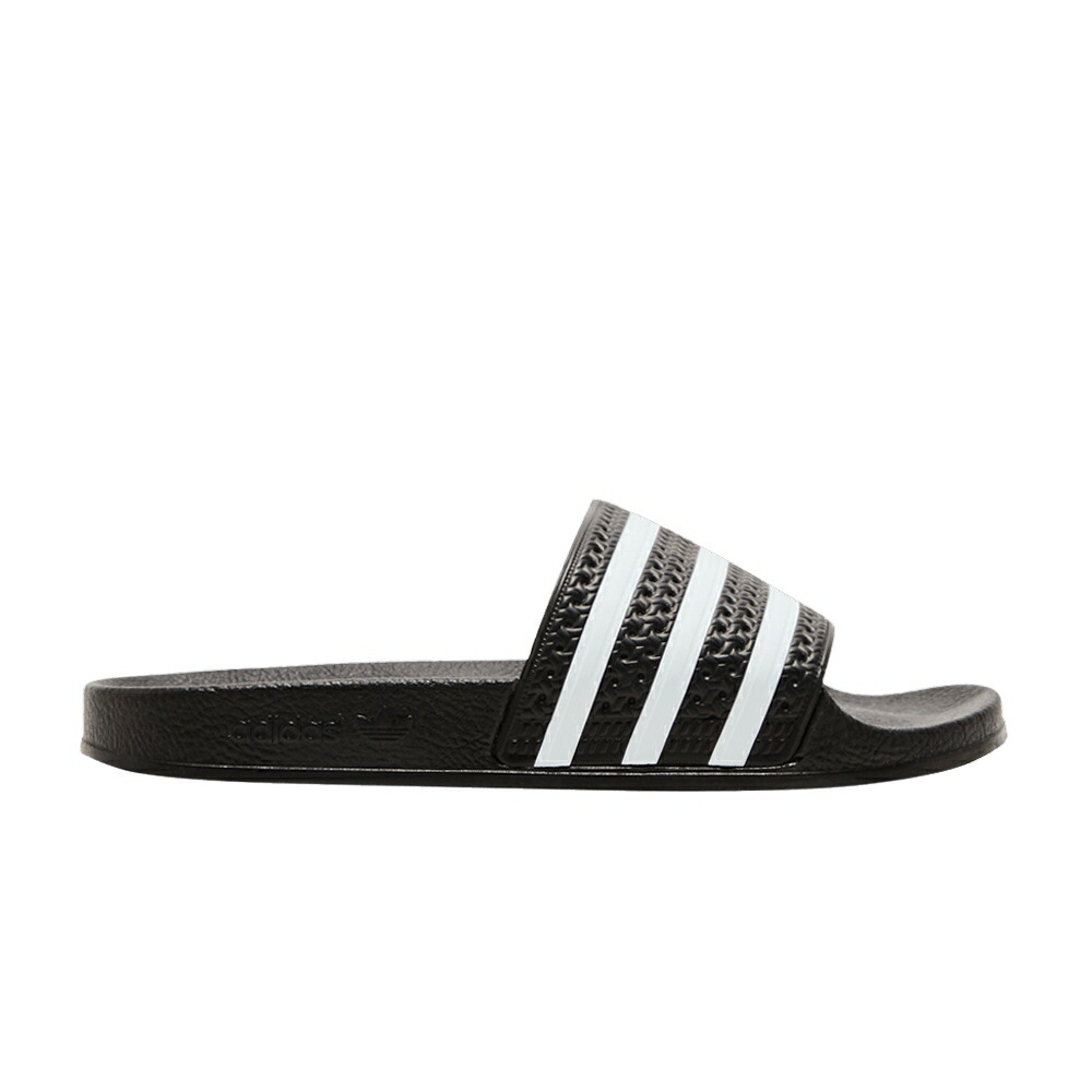 アディダス アディレッタ サンダル コア 黒色 ブラック 白色 ホワイト 'BLACK WHITE' スニーカー メンズ ADIDAS ADILETTE SLIDE J / CORE BLACK CLOUD WHITE CORE 40,430円