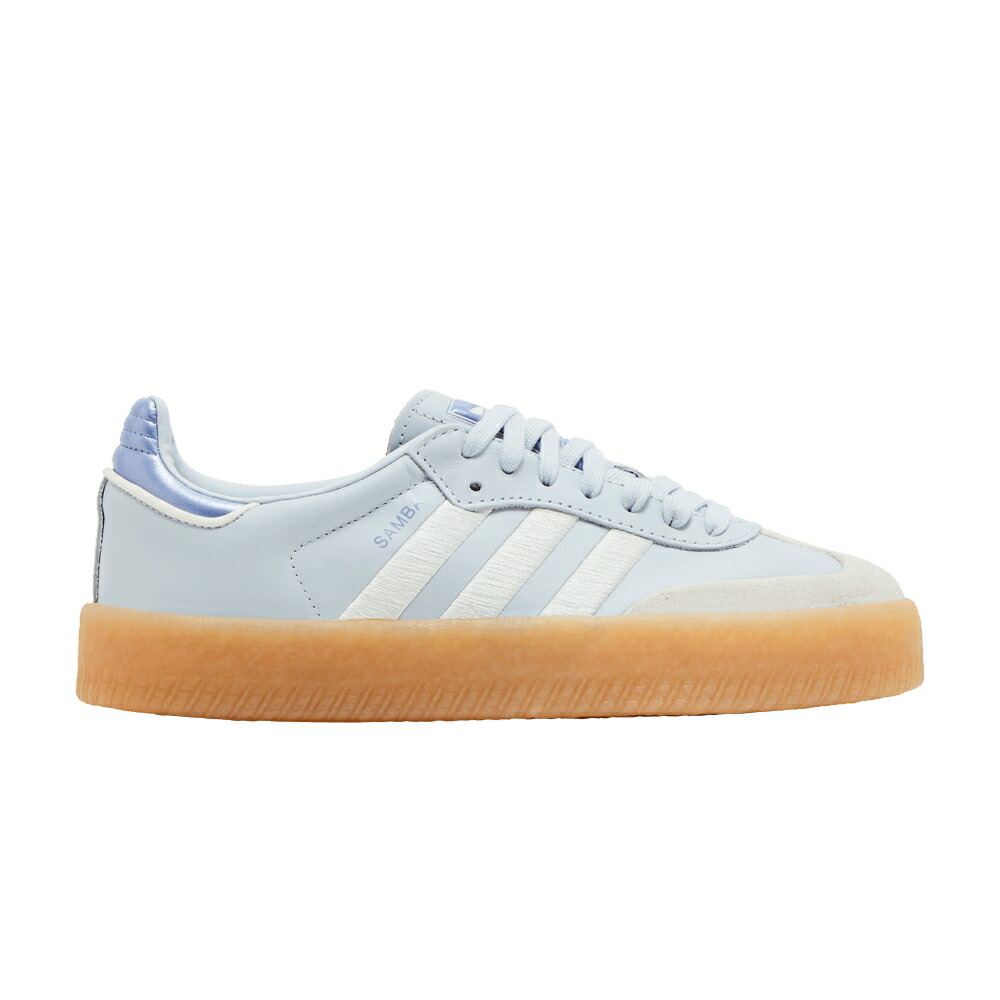 アディダス 青色 ブルー 白色 ホワイト 'HALO METALLIC' スニーカー レディース ADIDAS WMNS SAMBAE BLUE SPARK / HALO BLUE OFF WHITE BLUE SPARK