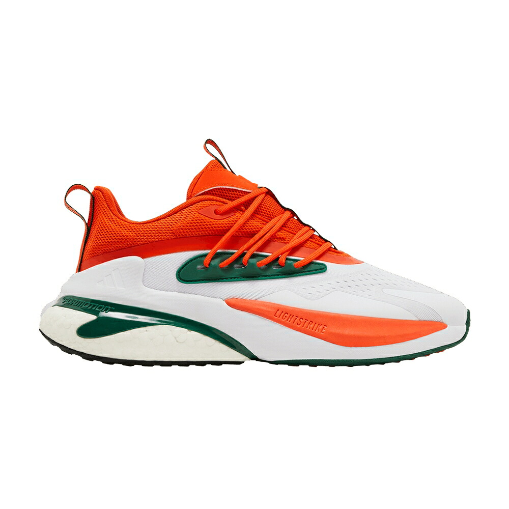 アディダス 橙 オレンジ 緑 グリーン 'NCAA MIAMI' スニーカー メンズ ADIDAS ALPHABOOST V2 PACK - / COLLEGIATE ORANGE DARK GREEN