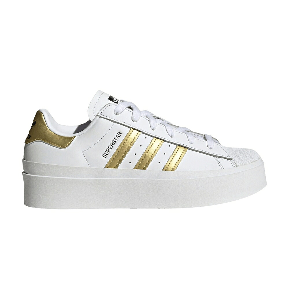 アディダス はやりっ児 ゴールド 白いこと 白いこと 中核グループ \u0027WHITE METALLIC\u0027 スニーカー レディース ADIDAS WMNS SUPERSTAR BONEGA GOLD / CLOUD WHITE GOLD METALLIC CORE