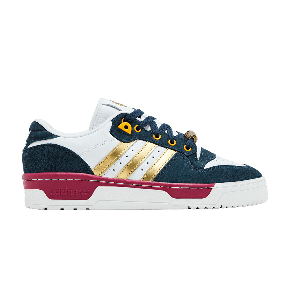 アディダス 白いこと 白いこと ゴールド \u0027TENGEN\u0027 スニーカー メンズ ADIDAS DEMON SLAYER X RIVALRY LOW / CLOUD WHITE GOLD METALLIC