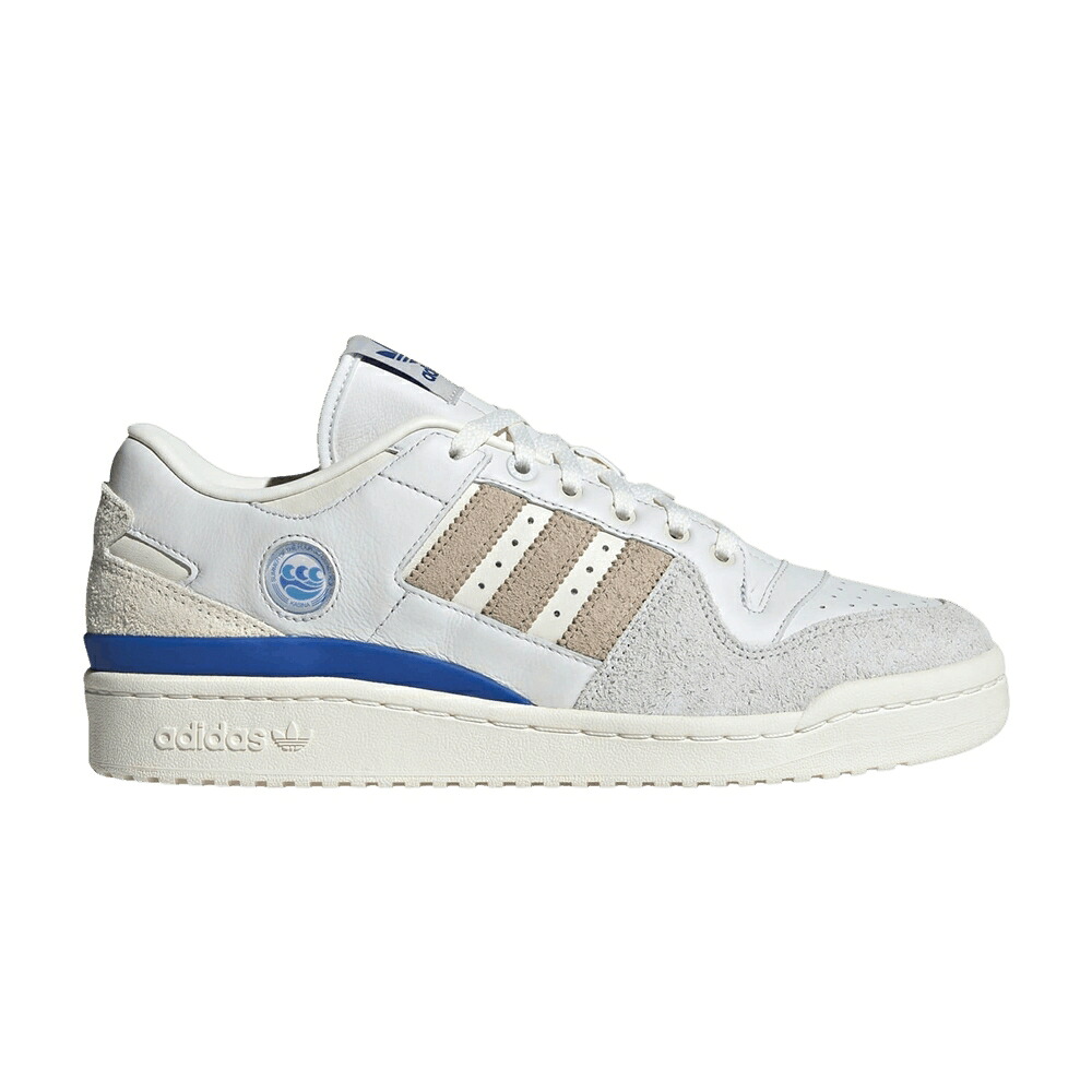 アディダス フォーラム 白色 ホワイト 灰色 グレー 'OFF BLUE' スニーカー メンズ ADIDAS KASINA X FORUM 84 LOW WHITE / OFF WHITE SUPPLIER COLOR GREY｜スニケス