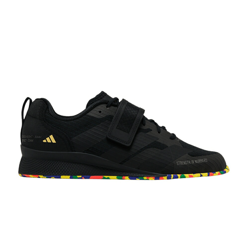 アディダス 間鴨柄 中核グループ 黒いこと 黒いこと ゴールド \u0027MULTICOLOR SOLE\u0027 スニーカー メンズ ADIDAS ADIPOWER WEIGHTLIFTING 3 \u0027MULTI-COLOR CAMO / CORE BLACK CORE BLACK GOLD