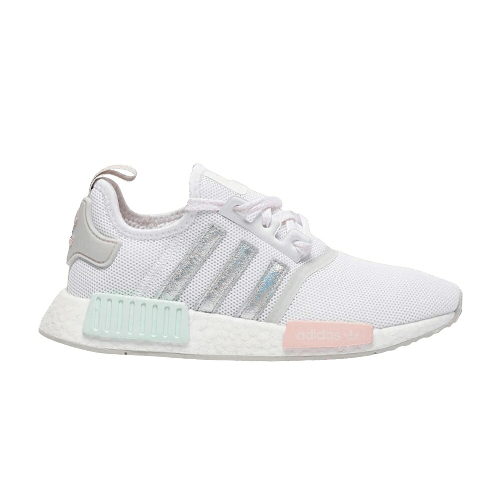 アディダス 白いこと 白いこと 薄墨色 薄墨色 サクラ色 NMD_R1 \u0027GRUNGE PACK\u0027 スニーカー レディース ADIDAS WMNS / WHITE GREY ICE MINT ICEY PINK
