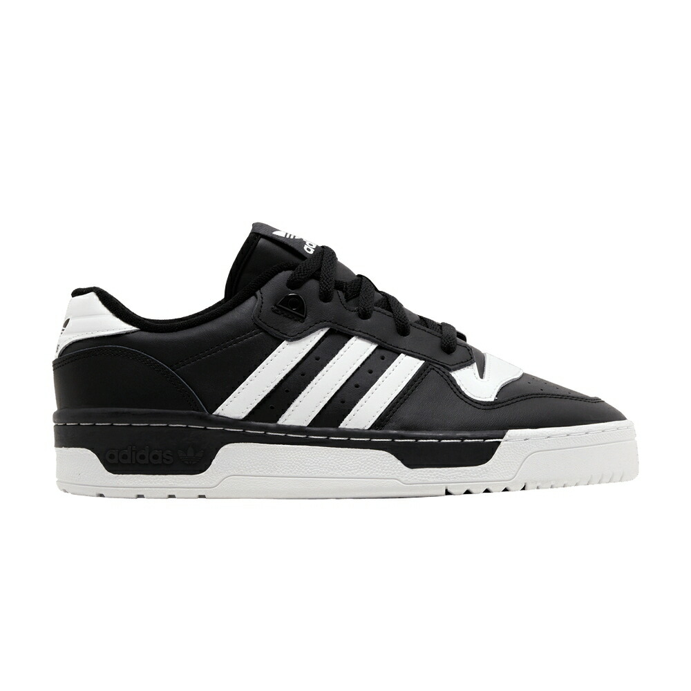 アディダス コア 黒色 ブラック 白色 ホワイト BLACK WHITE スニーカー メンズ ADIDAS RIVALRY LOW / CORE BLACK CLOUD WHITE CORE