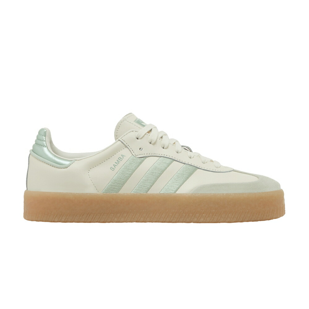 アディダス 白色 ホワイト ライム 緑 グリーン OFF GUM スニーカー レディース ADIDAS WMNS SAMBAE WHITE LIME GREEN / OFF WHITE LIME GREEN LIME GREEN