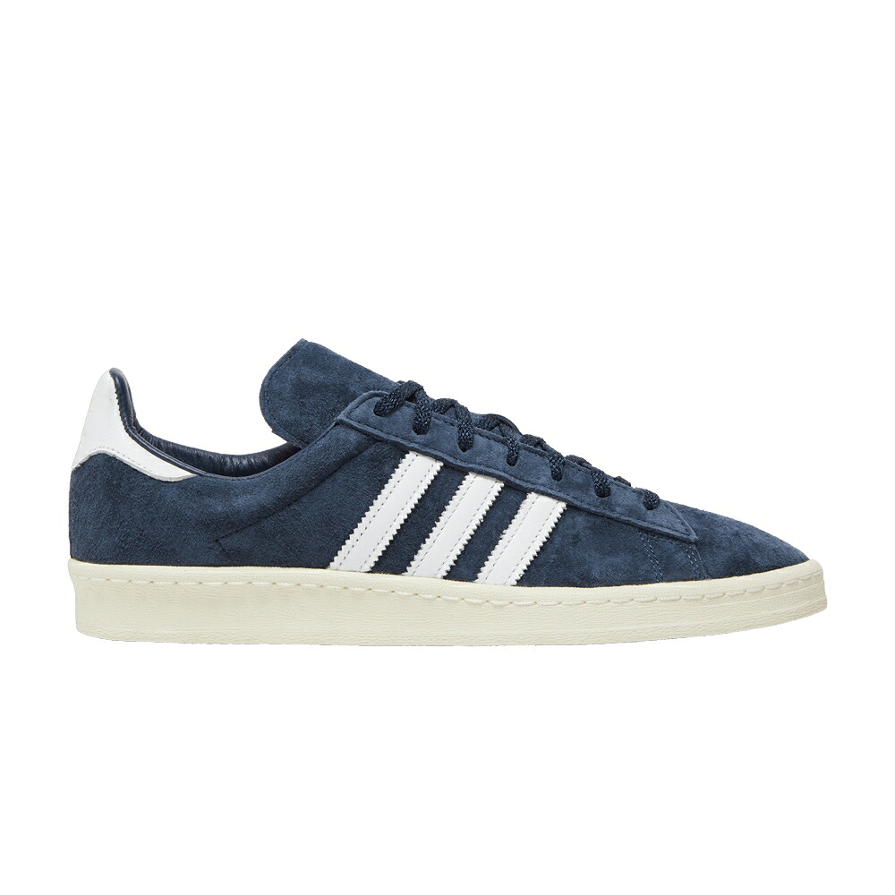 アディダス キャンパス 紺色 ネイビー 白色 ホワイト 'COLLEGIATE NAVY' スニーカー メンズ ADIDAS CAMPUS 80S / COLLEGIATE NAVY CLOUD WHITE OFF