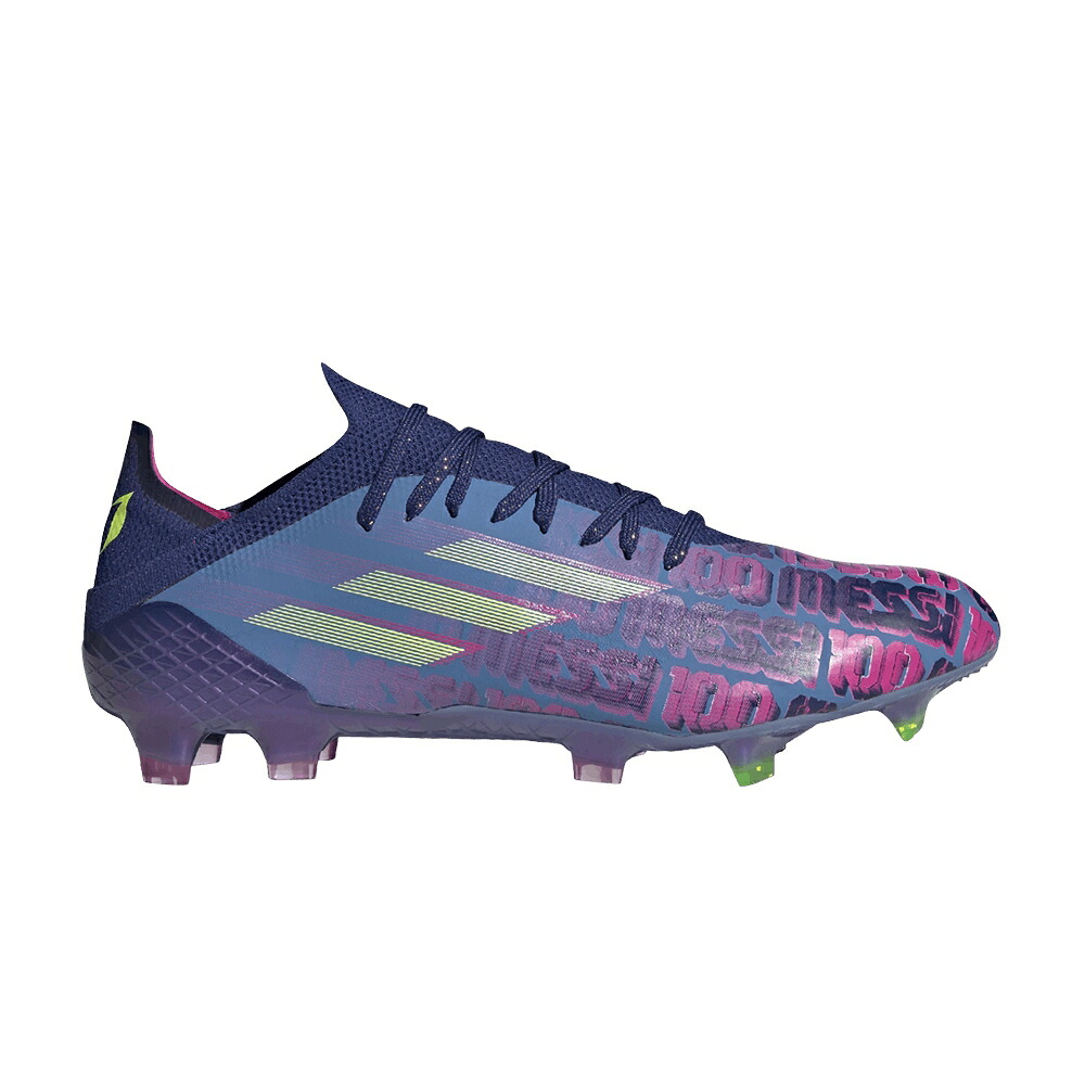 アディダス ビクトリー 青色 ブルー ショック ピンク SPEEDFLOW.1 'NUMBERSUP' スニーカー メンズ ADIDAS X MESSI FG / VICTORY BLUE SHOCK PINK SOLAR