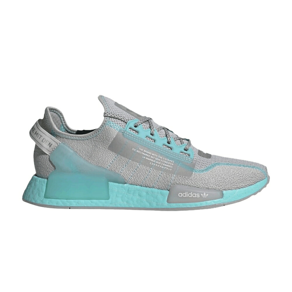 アディダス 灰色 グレー アクア NMD_R1 'GREY AQUA' スニーカー メンズ ADIDAS V2 PULSE / GREY ONE PULSE AQUA GREY TWO