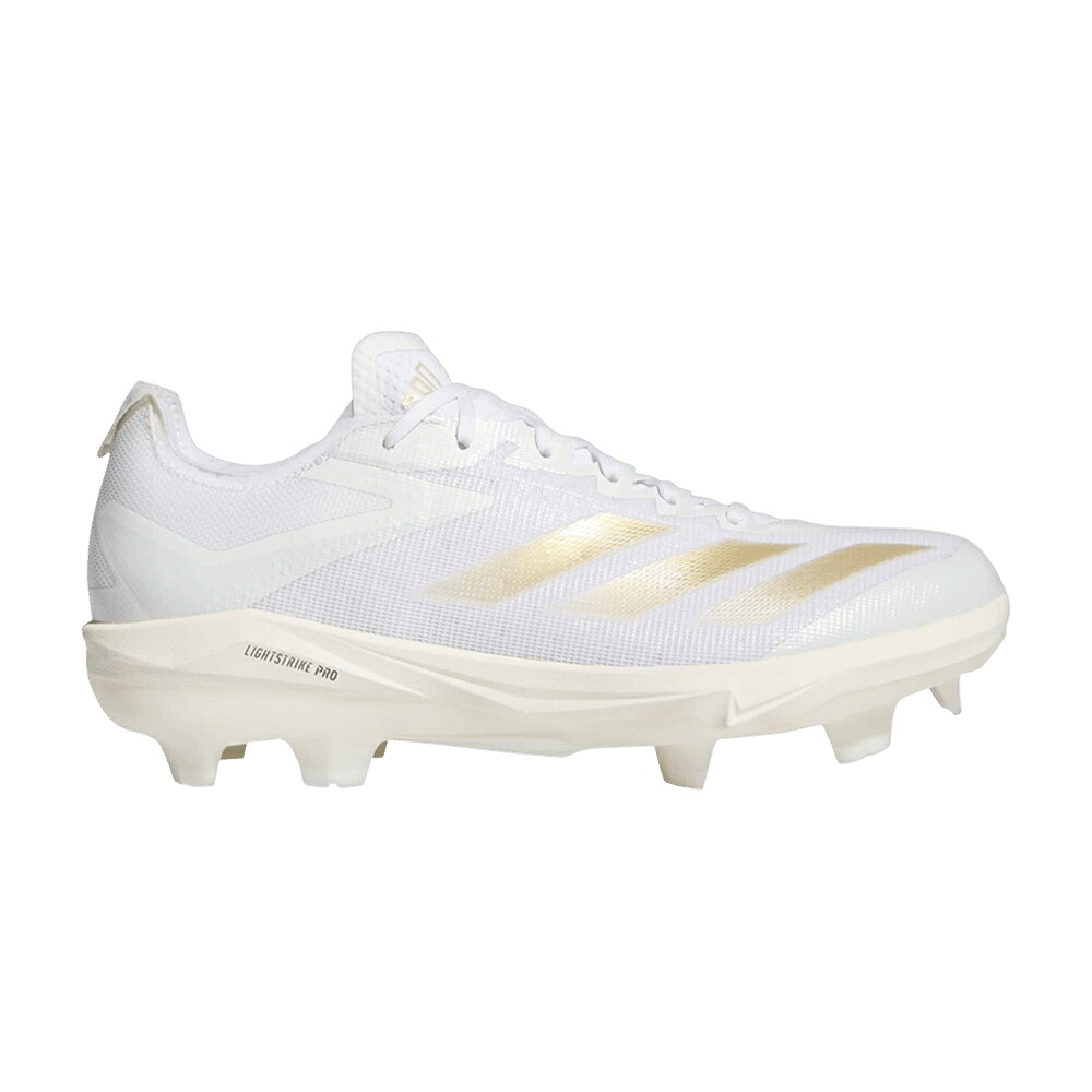 アディダス アディゼロ ゴールド 白色 ホワイト ELECTRIC+ 'WHITE METALLIC' スニーカー メンズ ADIDAS ADIZERO TPU GOLD / CLOUD WHITE GOLD METALLIC OFF