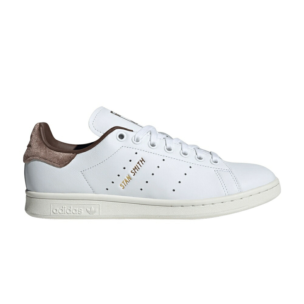 アディダス 白いこと 白いこと ゴールド 赤銅色 赤銅色 見方仕損ない \u0027WHITE BROWN\u0027 スニーカー レディース ADIDAS WMNS STAN SMITH VELVET / CLOUD WHITE GOLD METALLIC BROWN