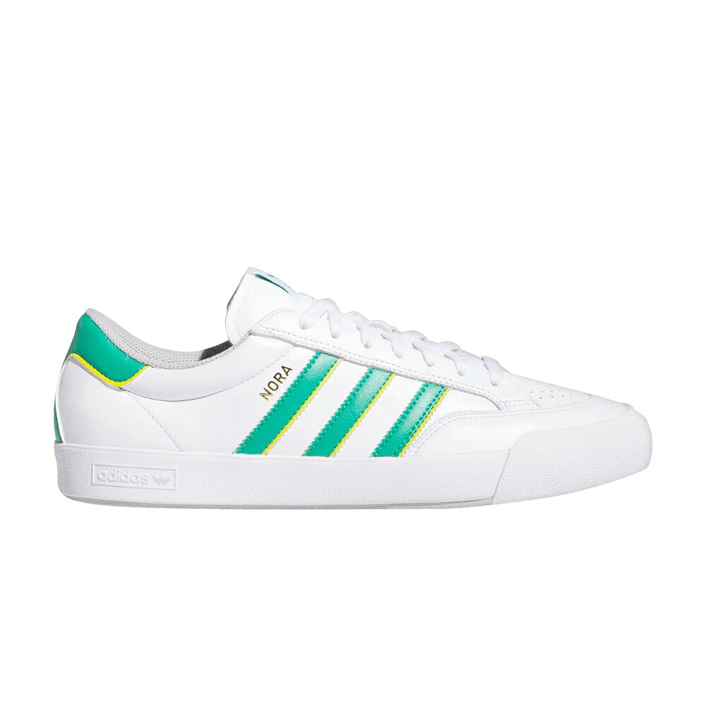 アディダス コート 緑 グリーン 白色 ホワイト 黄色 イエロー 'WHITE YELLOW' スニーカー メンズ ADIDAS NORA COURT GREEN / CLOUD WHITE COURT GREEN YELLOW