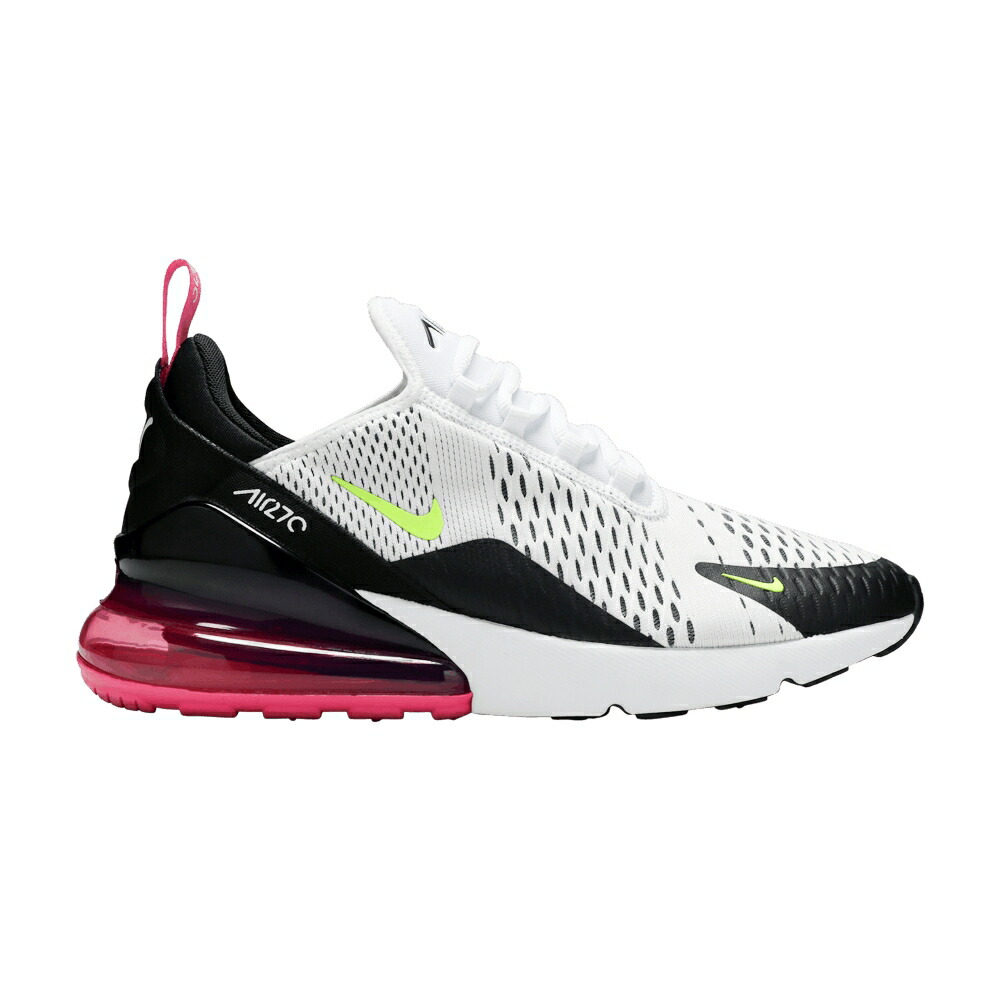 ナイキ マックス 白色 ホワイト 黒色 ブラック レーザー エアマックス VOLT FUCHSIA スニーカー メンズ NIKE AIR MAX 270 / WHITE VOLT BLACK LASER FUCHSIA