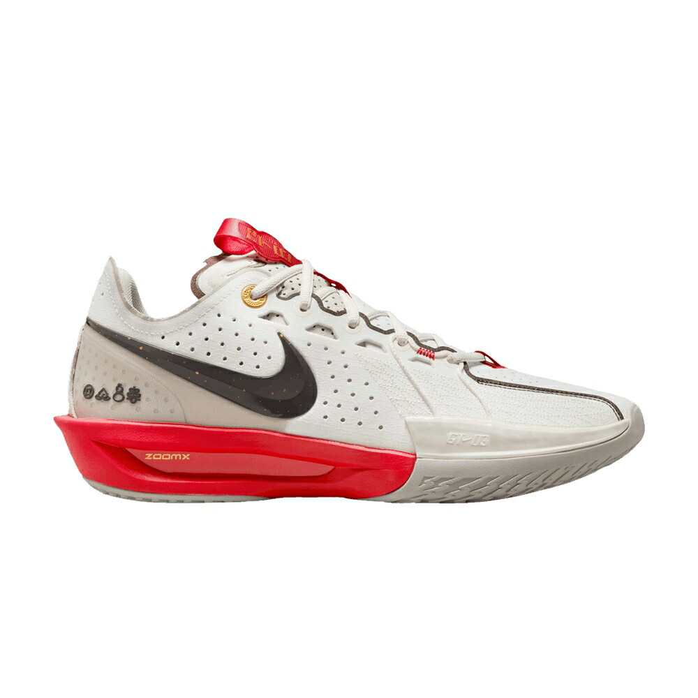 ナイキ 望遠レンズ カーキ 赤 赤いこと \u0027YEAR SNAKE\u0027 スニーカー メンズ NIKE AIR ZOOM GT CUT 3 EP OF THE / SAIL LIGHT KHAKI UNIVERSITY RED