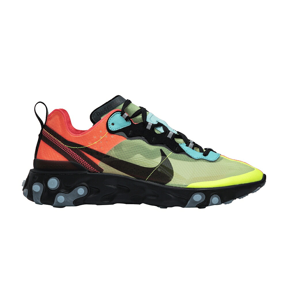 ナイキ リアクト 化学元素 さくら色 黒いこと 黒いこと \u0027HYPER FUSION\u0027 スニーカー メンズ NIKE REACT ELEMENT 87 / VOLT RACER PINK BLACK AURORA